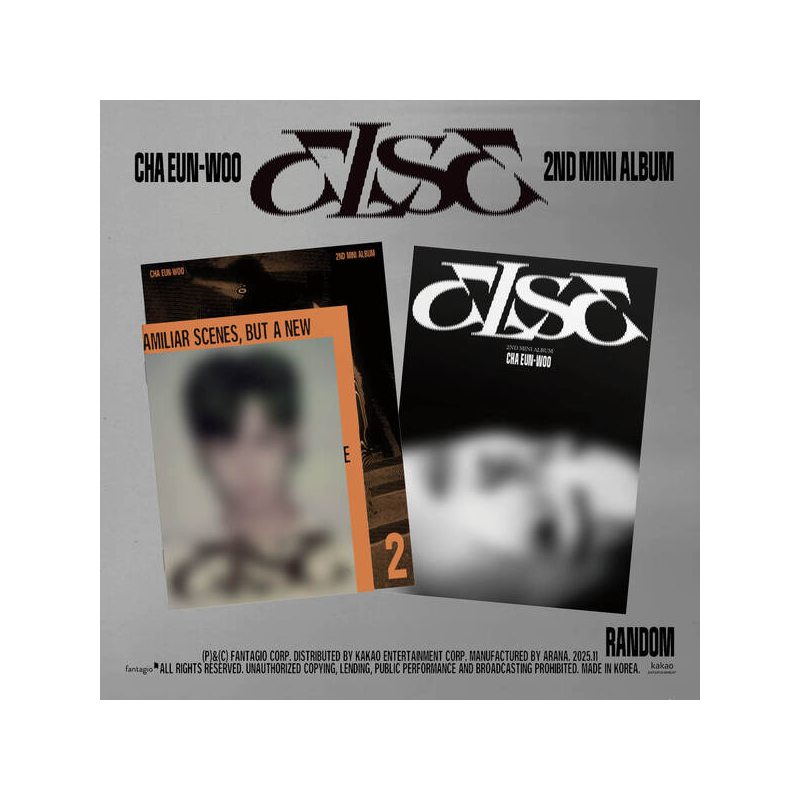 CHA EUN-WOO - 2nd Mini Album [ELSE]