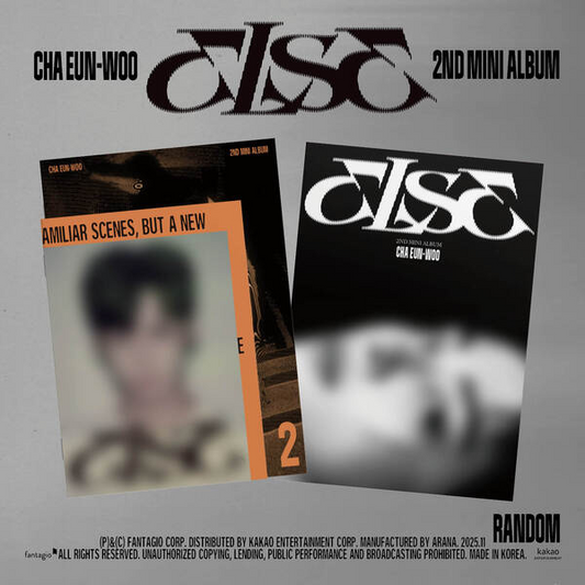CHA EUN-WOO - 2nd Mini Album [ELSE]