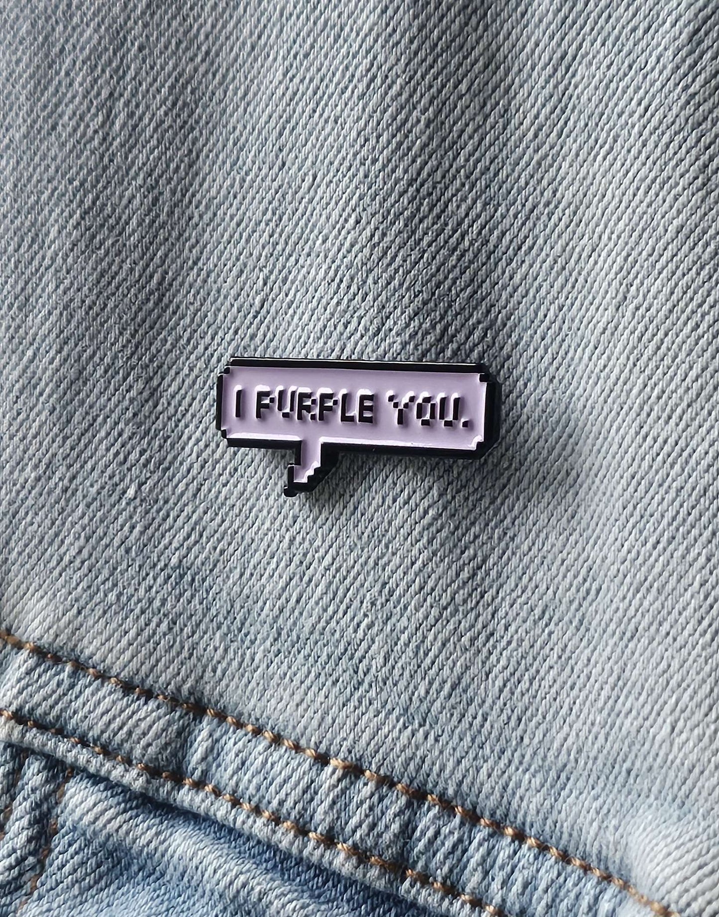 Pin's I PURPLE you