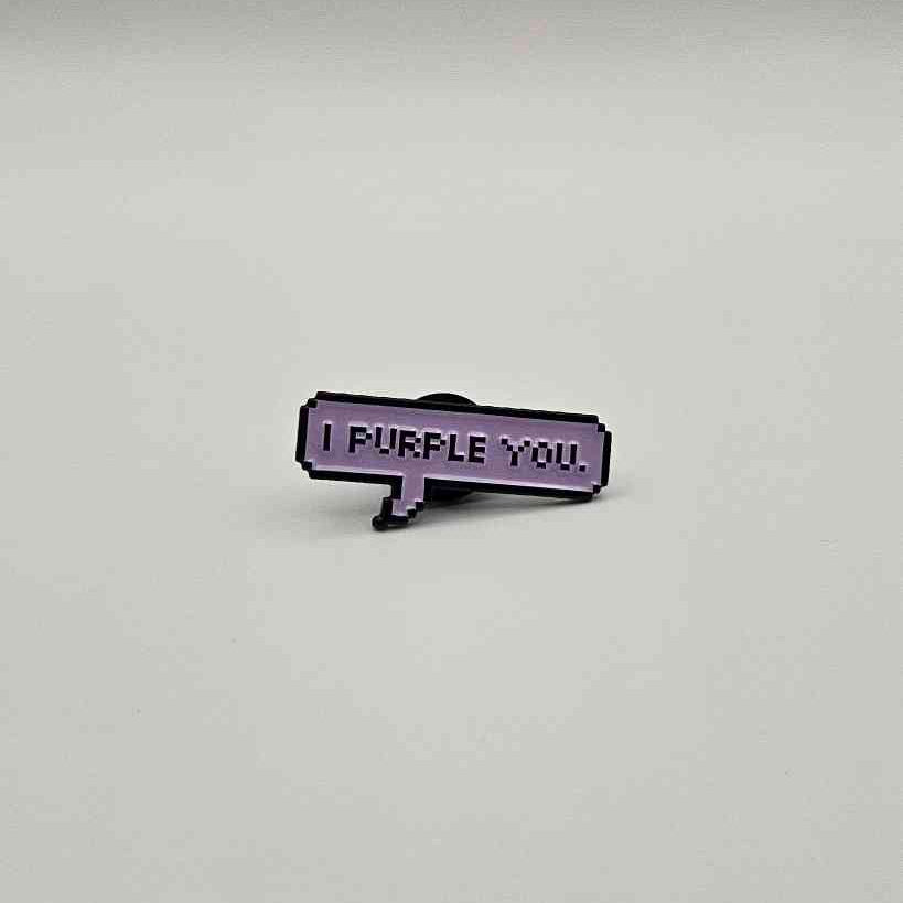Pin's I PURPLE you