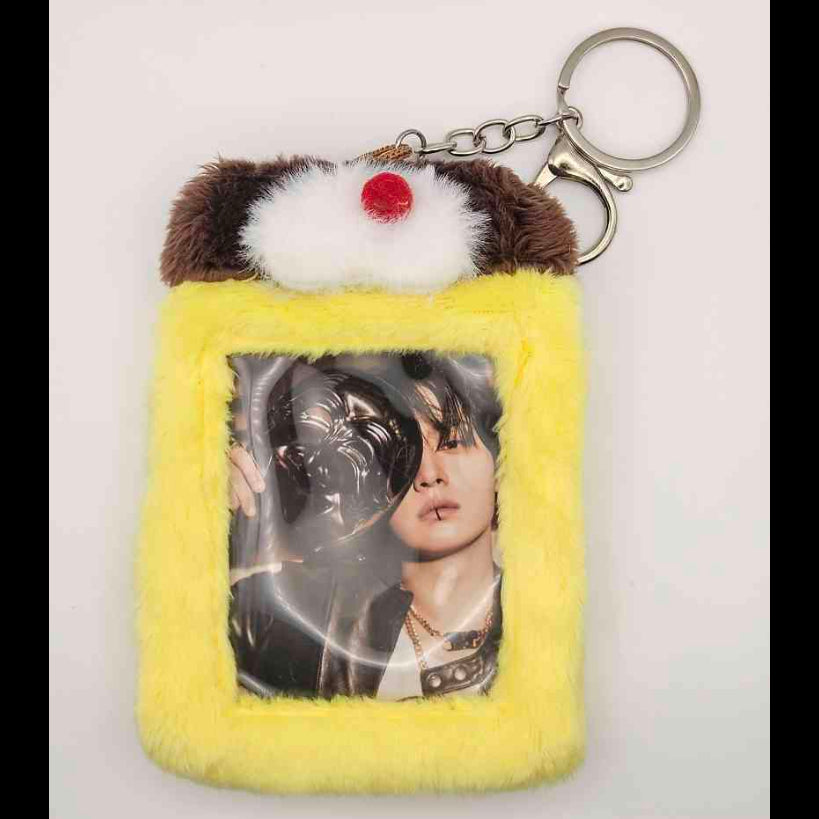 Porte-photocard cute jaune