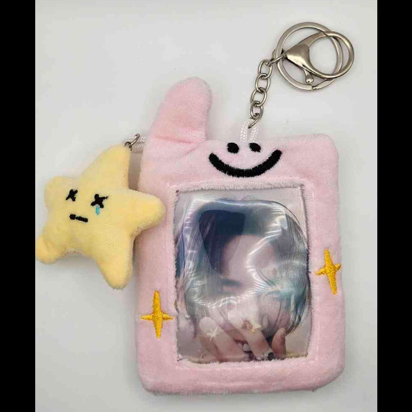 Porte-photocard cute rose